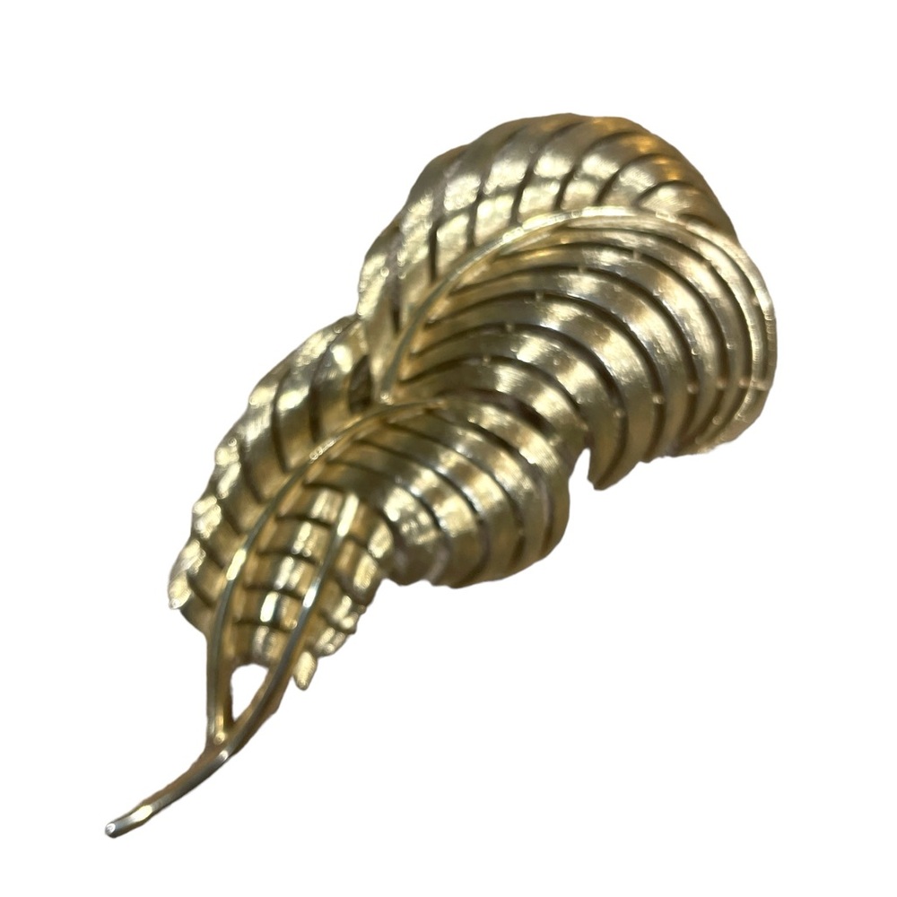 Trifari Leaf Brooch
